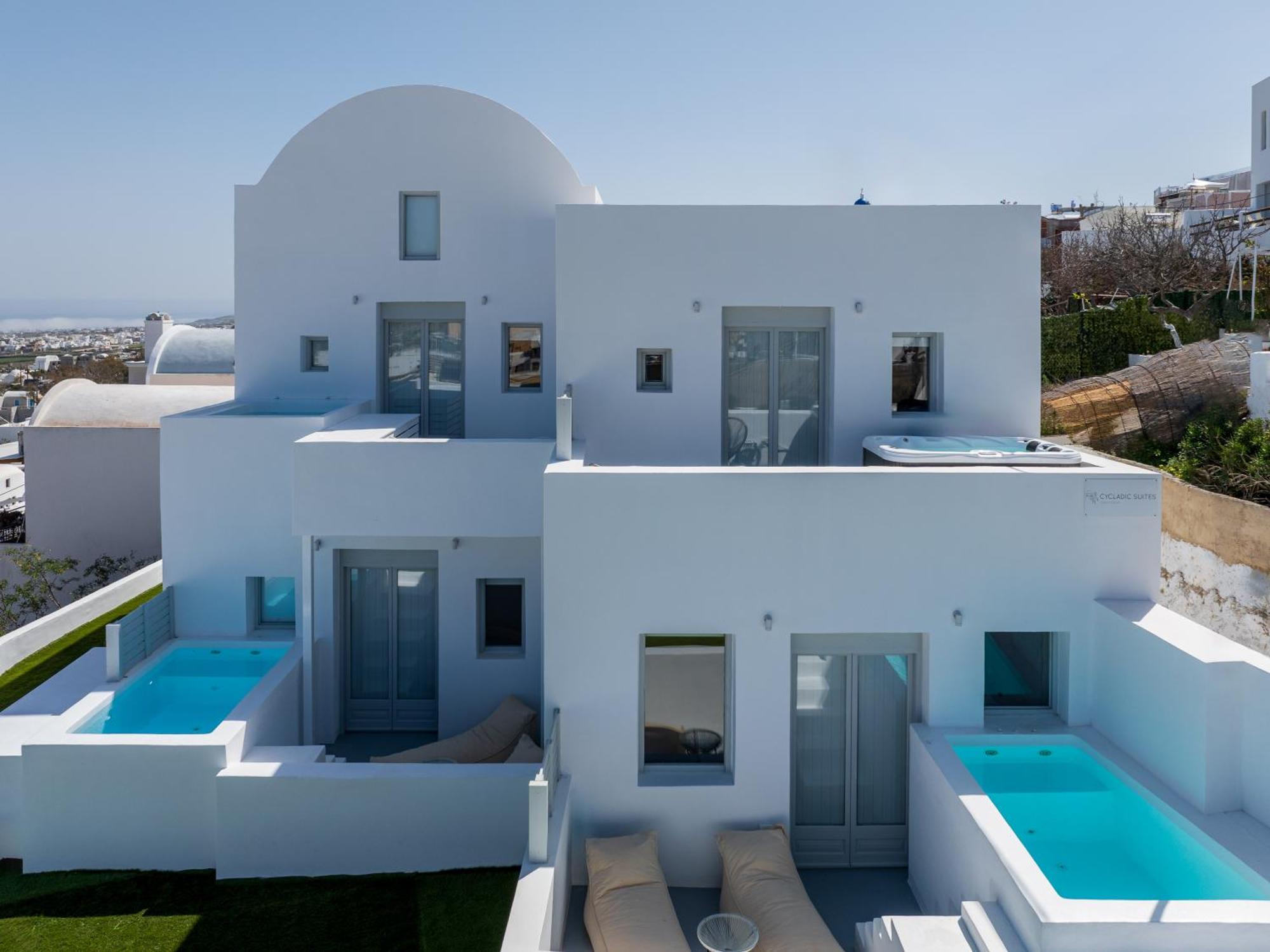 Cycladic Suites & Spa Тира Экстерьер фото