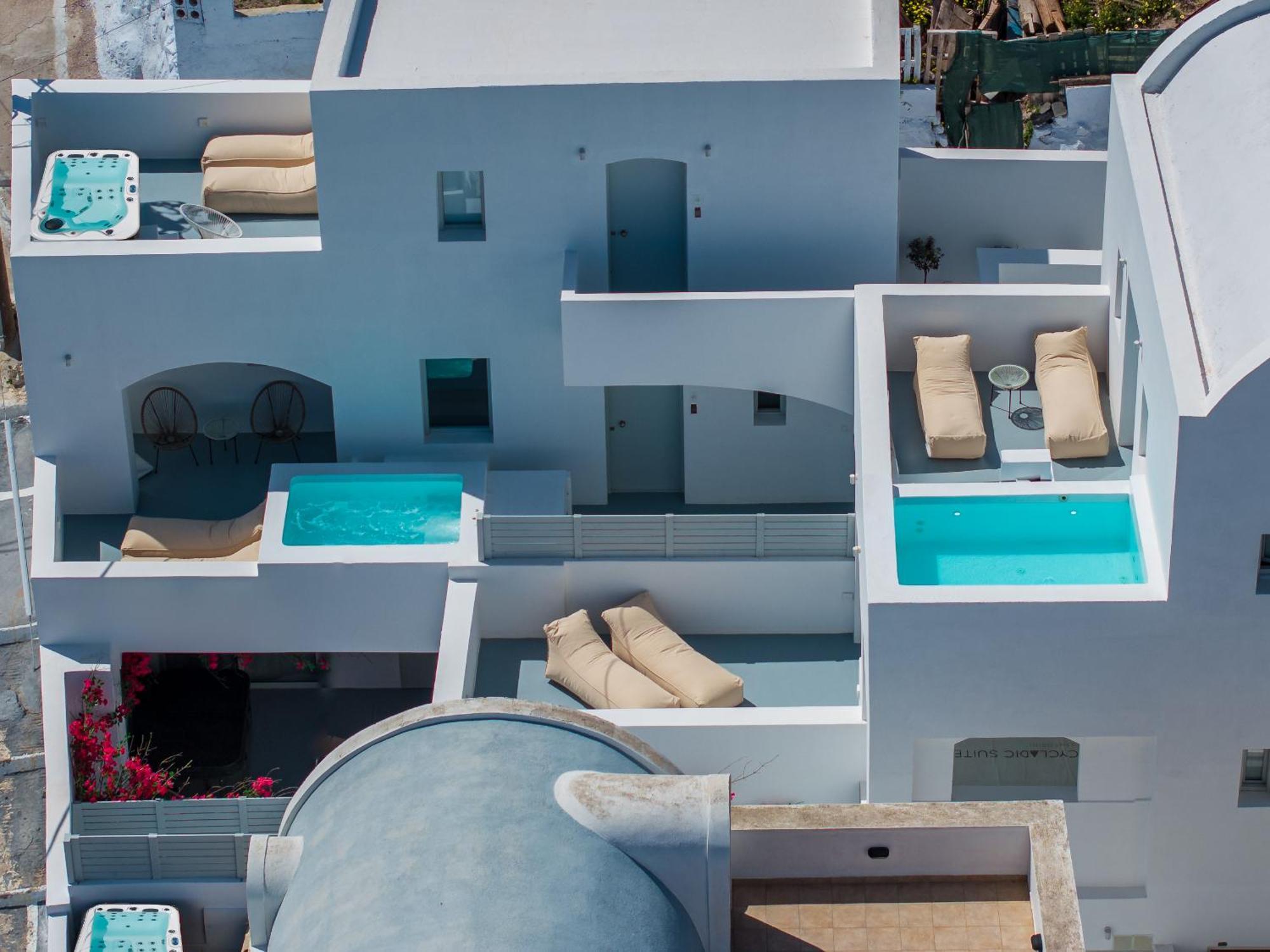 Cycladic Suites & Spa Тира Экстерьер фото